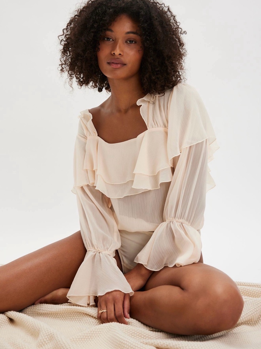 NWOT Free People Give Me Drama Bodysuit